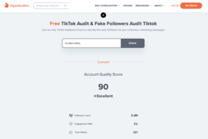 Fake influencers HypeAuditor tool to check social media account quality