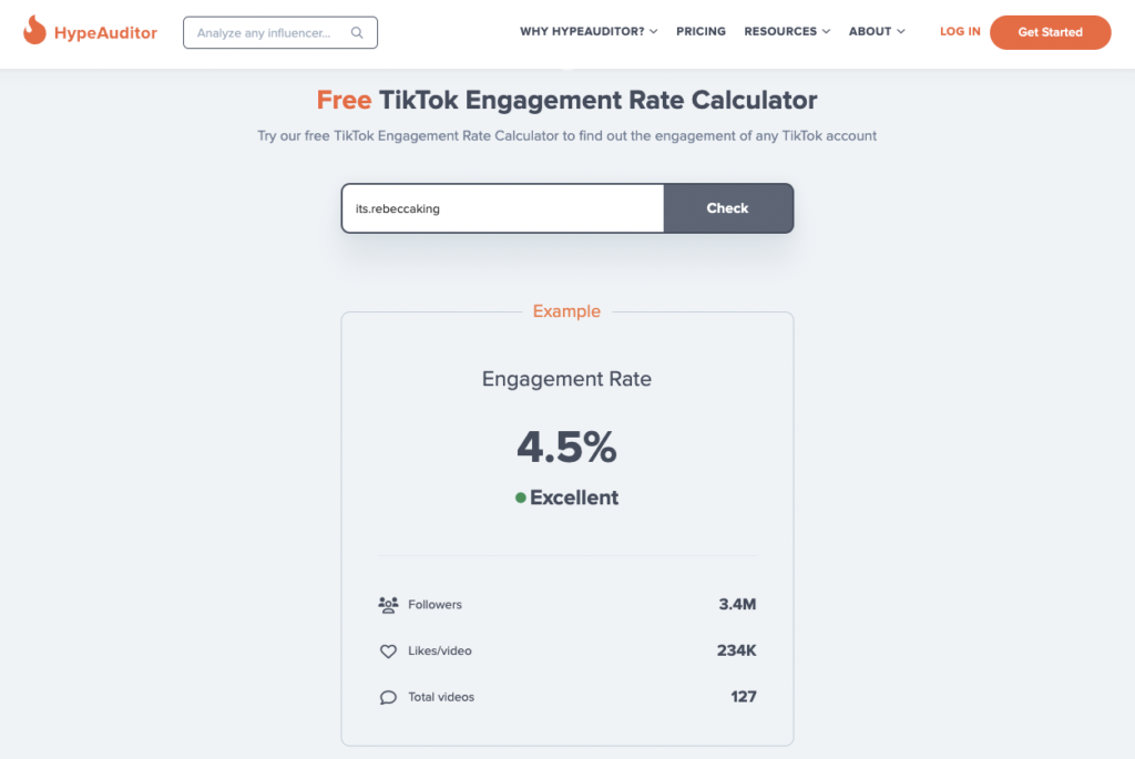 Engagement rates calculator
