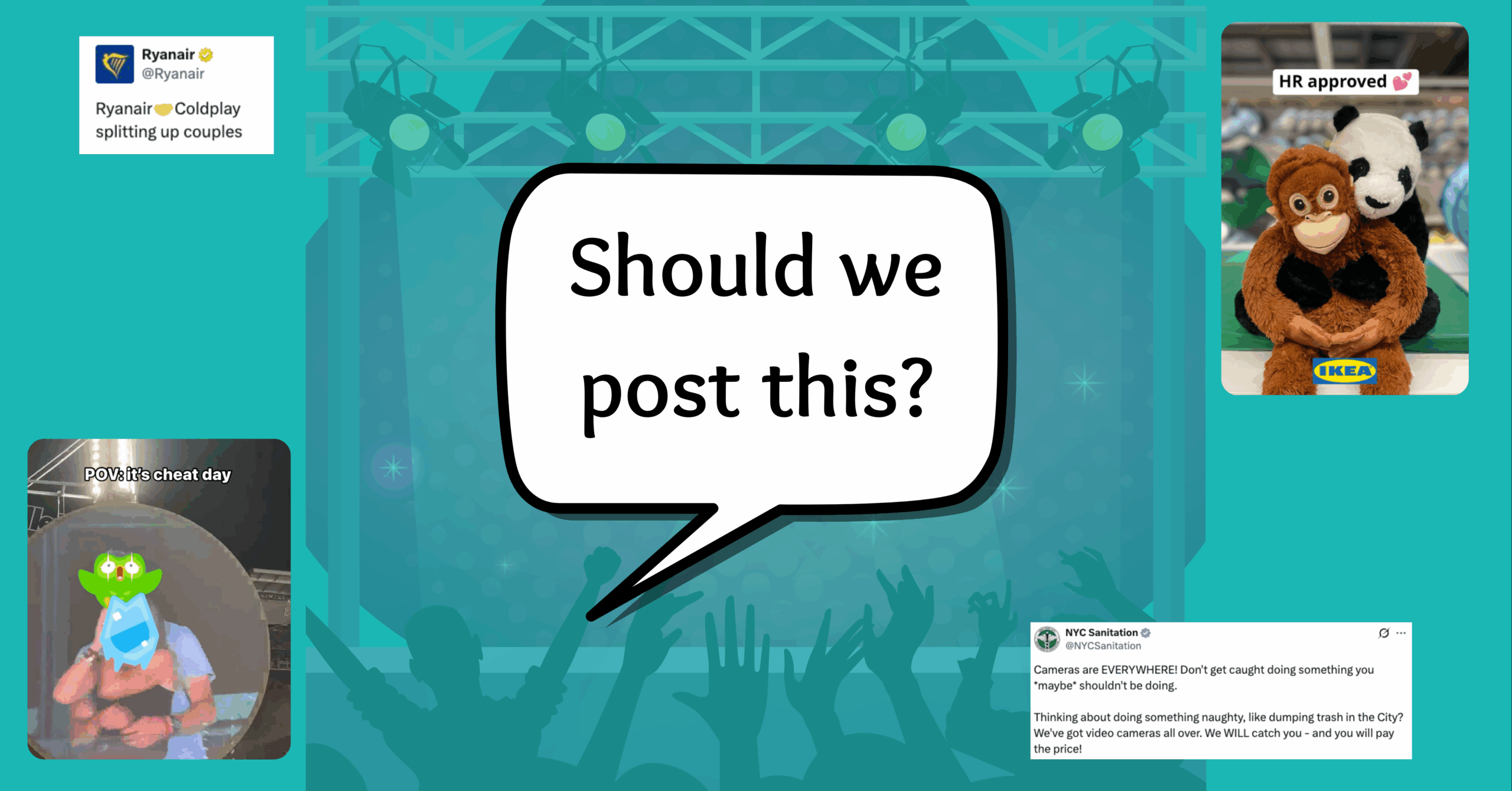 When Viral Moments Collide